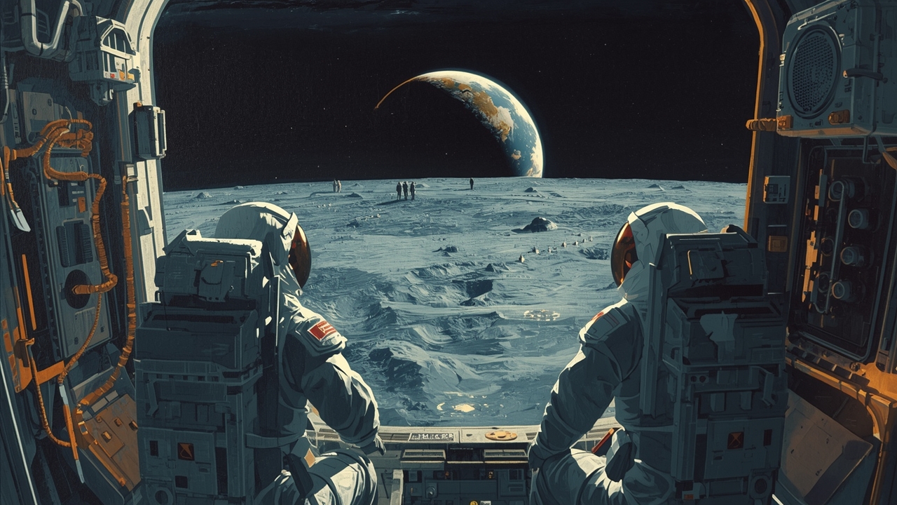 Astronauts witness micrometeorite impacts on the Moon